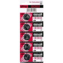 Mudanis Maxell CR2032 3V Lityum Düğme Pil 5'li Paket