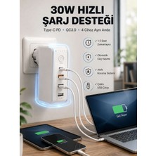 Bin1çeşit Ev ve Ofis Için Zaman Kontrollü Çoklu Şarj Cihazı Yeni Nesil