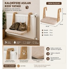 Premiumtech Kedi ve Köpek Yatağı - Radyatör Üzerine Asılan Konforlu Kedi ve Pet Yatağı