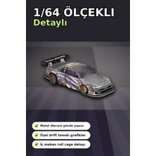 Neva Prime Metal Diecast 1/64 Olcek Nissan Silvia S13-R Drift Arabasi - Kaido House Koleksiyon Modeli BX-313398