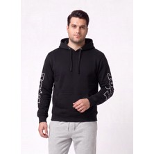 Alg Life Erkek Sweatshırt Kapşonlu Kanguru Cepli %100 Pamuk