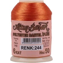 Bin1çeşit Altınbaşak Oya ve Dantel Ipi 20 gr - Royaleks - No: 244
