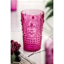 Bin1çeşit Akrilik Pembe Tekli Uzun Bardak & Su Meşrubat Bardağı 750 ml ( Büyük Boy & Cam Değildir )