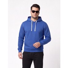 Alg Life Erkek Sweatshırt Kapşonlu Kanguru Cepli %100 Pamuk