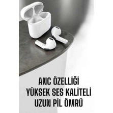 Bin1çeşit Yeni Nesil Pro Bluetooth Kulaklık Uzun Pil Ömrü Beyaz