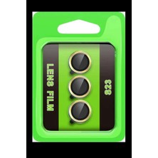 Bin1çeşit Galaxy S23 Raze Metal Kamera Lens - Sarı