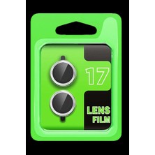Bin1çeşit iPhone 17 Raze Metal Kamera Lens - Gümüş