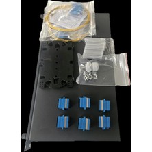 Rubu Fiber Optik Patch Panel 12 Port 24 Core  Dolu