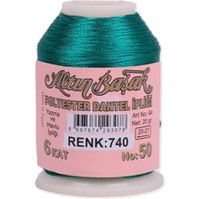 Bin1çeşit Altınbaşak Oya ve Dantel Ipi 20 gr - Royaleks - No: 740