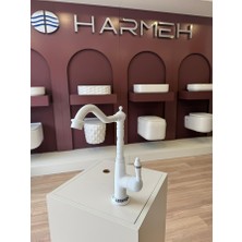 Harmeh Concept 030870 W Porselenli Rustik Evye Bataryası Beyaz