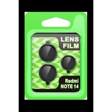 Bin1çeşit Note 14 5g Raze Metal Kamera Lens - Siyah