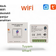 Noffone Tuya Destekli Akıllı 16A Panjuranahtar
