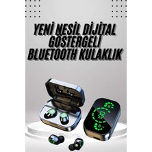 Bin1çeşit 2025 Model Bluetooth Kulaklık Telefon Şarj Edebilen Çağrı Cevaplama Dijital Göstergeli