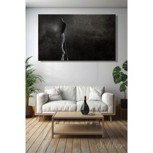 Şehzat Design Dark Hood Karanlık Kapüşonlu Çift Pozlama Fotoğraf Yatay Kanvas Tablo Tekli Ev Kafe Ofis 3434