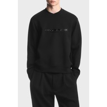Emporio Armani Logolu Pamuklu Regular Fit Bisiklet Yaka Sweat Erkek Sweat EM007352 AF10013 MC721