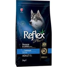 Bin1çeşit Orta ve Büyük Irk Somonlu Yetişkin Köpek Maması 3 kg