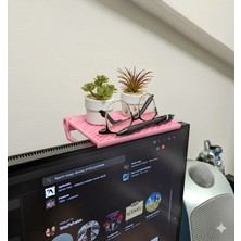 Szd Design Monitör Üstü Figür Rafı Setup Bilgisayar Aksesuarları