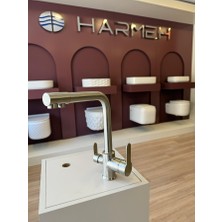 Harmeh Concept 1801 N Ithal L Arıtmalı Evye Bataryası Inox