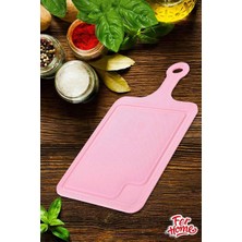 Bin1çeşit Kesme Tahtası Kaydırmaz Plastik Kesme Sunum Tahtası Pratik Kesim Panosu 165X315 mm ROYALEKS-FR-105