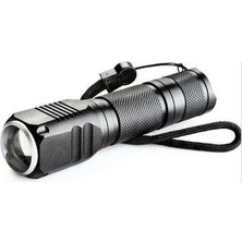 Mudanis F-82 T6 LED Zoomlu 2000 Lm Yüksek Işık Şarjlı El Feneri