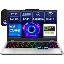 Lenovo Loq 17IRX10 83JH004STREP2 Intel Core I7-13650HX Rtx 5060 16GB Ram 1tb SSD 17.3 Fhd IPS 165Hz Windows 11 Pro + Elektropasaj Çanta
