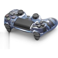 Bin1çeşit Mavi Kamuflaj Gamepad Ps4 Uyumlu 3.5 mm Kulaklık Girişi