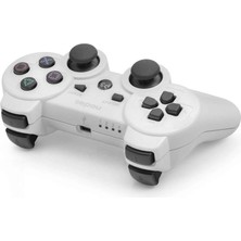 Bin1çeşit Kablosuz Bluetooth Gamepad Ps3 Uyumlu Beyaz Renkli