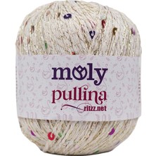 Moly Pullina 12 Ekru - Renkli Pullu