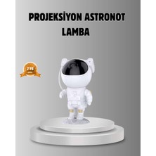 Bin1çeşit Astronot Galaksi Projeksiyon Lambası Bluetooth Bağlantılı ve Uzaktan Kontrollü