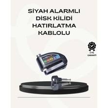 Bin1çeşit Çift Modlu 110DB Alarmlı Disk Kilidi Suya Dayanıklı