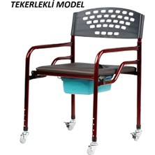 Medikalbim Ev Tipi Katlanabilir Klozetli Tekerlekli Sandalye