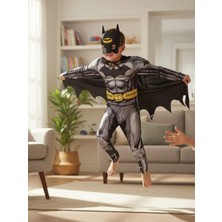 Gadget Gear Süper Kahraman Kostüm - Batman Çocuk Kostüm Kaslı
