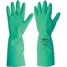 Starline STL-1813 Nitril Kimyasal Eldiven-Yesil