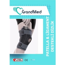 Medikalbim Patella ve Ligament Destekli Neopren Dizlik Bedensiz Çift Taraflı Menüsküs Yırtığı, Diz , Spor