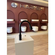 Harmeh Concept 9114 Ab Yerli Menekşe Sipiralli Evye Bataryası Siyah