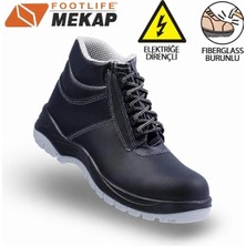 Mekap Energy 023 S3 Fiberglass Burunlu Elektirikçi Iş Botu-Sıyah