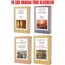 Yurt Kitap Yayın Dede Korkut-Eylül-Araba Sevdası-Taaşşuk Talat 4 Kitap Türk Klasikleri