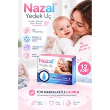Nazal Aspiratör Ucu 12 Adet Yedek Uç Otribebe Uyumlu