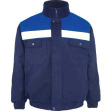 My Form Winto 7/7 Gabardin Polarlı Kışlık Mont-Lacıvert Sax