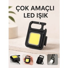 Bin1çeşit Kamp Işığı Çok Fonksiyonlu Taşınabilir Anahtarlık Kapak Açma Manyetik Özelliği