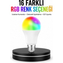 Bin1çeşit Renk Değiştiren Rgb LED Ampul 16 Renk Uzaktan Kumandalı 2025 Model
