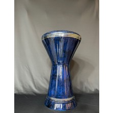 Gawharet El Fan Darbuka Mavi Boyalı