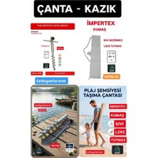 Plajj Deniz Kamp Çantası ve Kazığı Aparat (Set)