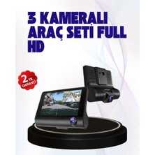 Bin1çeşit 170° Geniş Açılı Araç Kamerası – 4.0” IPS Ekranlı Full Hd Dvr