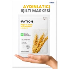 Fation 5 Adet Real Fit Rice Bran Brightening Mask | Pirinç Kepeği ve Niacinamide Aydınlatıcı Maske, 125ML