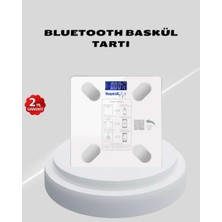 Bin1çeşit Akıllı Bluetooth Tartı – 8 Farklı Ölçüm Verisi, Otomatik Kişi Tanıma