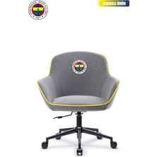  Fanchair x Fenerbahçe Icon Gri Kumaş Çalışma Koltuğu
