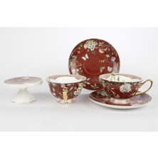 Mikasa Moor Ruby Garden 2li 5prç Çay Fincan Seti 200CC