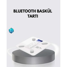 Bin1çeşit Bluetooth Akıllı Tartı – 8 Fonksiyonlu Dijital Baskül, 180 kg Kapasiteli