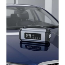 Bin1çeşit Taşınabilir Akü Takviye Cihazı Dijital Hava Kompresörü Powerbank ve LED Fener Bir Arada